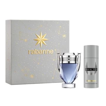 Paco Rabanne Invictus set toaletna voda v spreju 100 ml + deodorant v spreju 150 ml