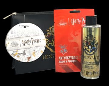 shumee Komplet za nego Harry Potter, gel, maska, kozmetična torbica Hogwards