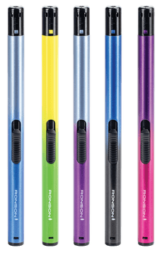 shumee Ronson Loong Color vžigalniki, 5-delni komplet za plin, kamin in žar