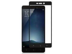 shumee Kaljeno steklo 9H za celoten zaslon za Xiaomi Redmi 3S/ 3 Pro črno