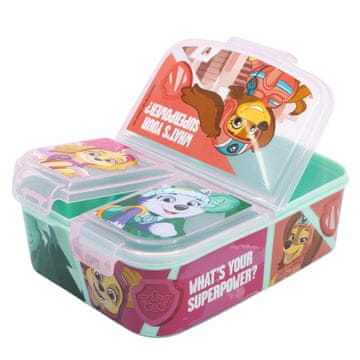 Stor Skye PAW Patrol Lunchbox Organizator za malico s 3 predelki Posoda