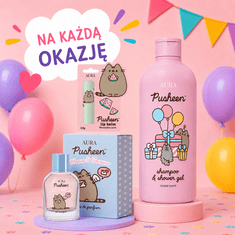 Pusheen Darilni set Pusheen - parfum 50 ml, šminka, gel za prhanje 500 ml