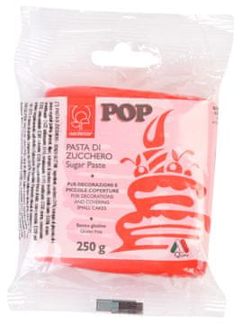 Modecor Sladkorna pasta Pasta Di Zucchero Pop Rosso Fuoco 250g - Modecor