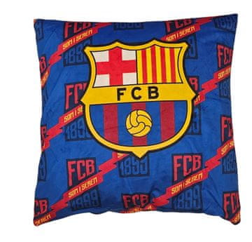 Carbotex Prevleka za vzglavnik FC Barcelona 40 40 cm žametna dekorativna