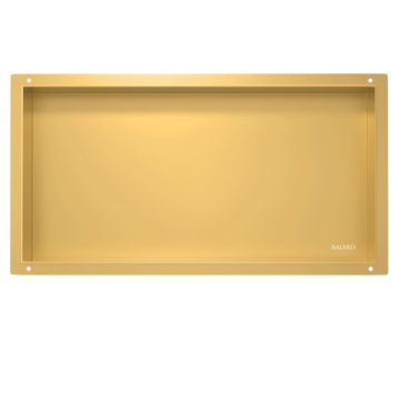 shumee Wall-BOX NO RIM - Vgradna polica brez okvirja zlata 60x30x10 cm