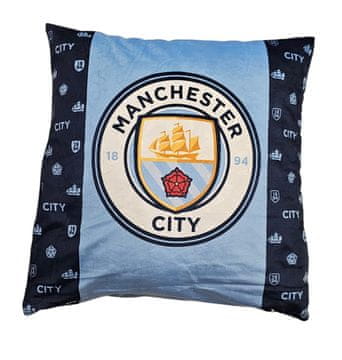 Carbotex Prevleka za vzglavnik Manchester City 40 x 40 cm žametna MOŠKI