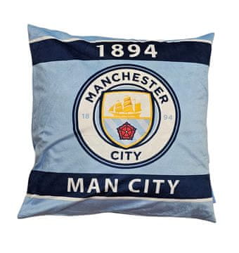 Carbotex Prevleka za vzglavnik Manchester City 40 x 40 cm žametna MOŠKI