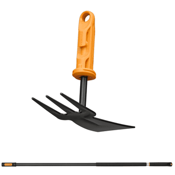 Fiskars Vrtna motika Fiskars Oneclick z vilami 5 cm + ročaj 119-174 cm
