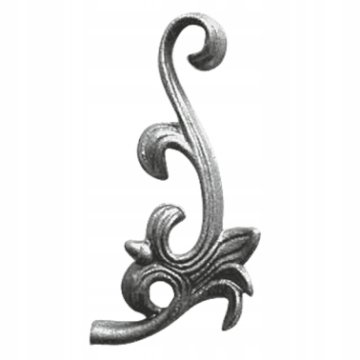 shumee Dekorativni element kovani elementi ograje 52.054 V180xD85 4MM