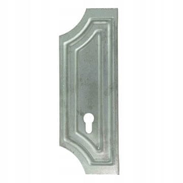shumee Leva plošča z 1 luknjo, kovani elementi 63.130 H280XL100 2.5MM