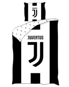 Carbotex Posteljnina Juventus 140 x 200 bombažna posteljnina z licenco
