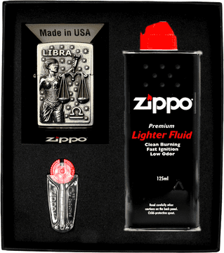 shumee Komplet vžigalnikov Zippo z zodiakalno tehtnico, darilo št. 1