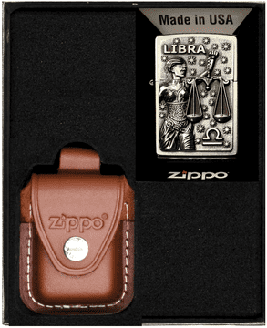 shumee Komplet vžigalnikov Zippo z zodiakalno tehtnico, darilo št. 2
