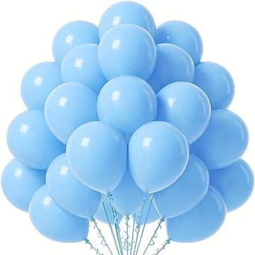 shumee 100 kosov modrih lateks balonov velikih 30 cm rojstnodnevnih