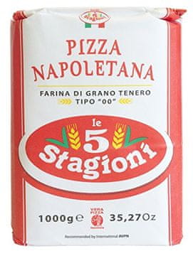 shumee Tipo moka za pico 00 Pizza Napoletana Rossa 1kg - 5 Stagioni