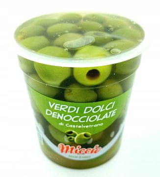 shumee Olive Verdi Denocciolate Castello zelene olive 200g - Miccio