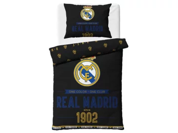 Carbotex Posteljnina Real Madrid 140 x 200 cm, bombažna, dvostranska