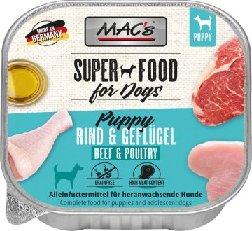 shumee MAC's Dog | puppy - govedina in perutnina za mladičke 150 g