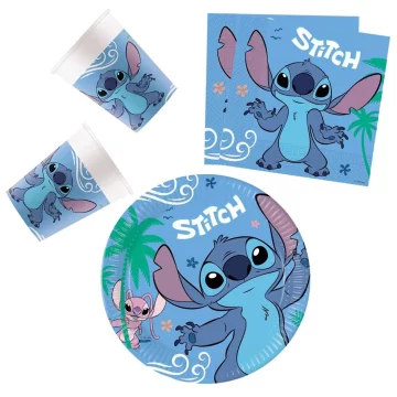 Stor Lilo & Stitch Rojstnodnevna zabava Papirnat namizni pribor