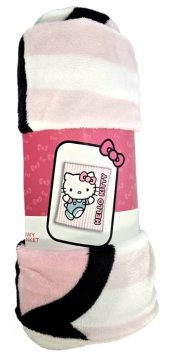 Carbotex Otroška odejica Carbotex iz flanele Hello Kitty 130x160 cm