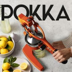 shumee Ročni sokovnik za citruse iz litega železa, poln, oranžen