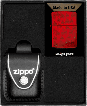 shumee Vžigalnik Zippo Candy Apple RED Flame Pattern Gift št. 3