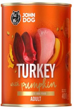 John Dog John Dog | Pumpkin line | Adult 400g - Puran z bučo 400g
