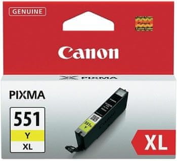 shumee Kartuša s črnilom Canon CLI-551YXL (6446B001), rumena
