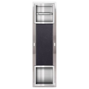 shumee Wall-BOX papir 2 Inox - Revija s podajalnikom papirja