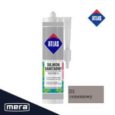 Atlas Atlas Silton S cementni sanitarni silikon 211 280 ml