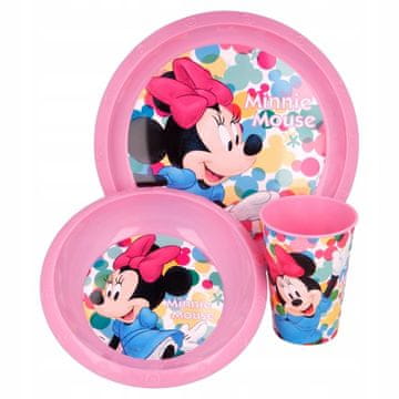 Stor Komplet skodelic Minnie Mouse s krožniki in skledami
