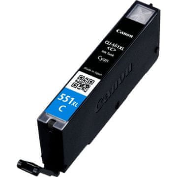 shumee Kartuša s črnilom Canon CLI-551CXL (6444B001), cian