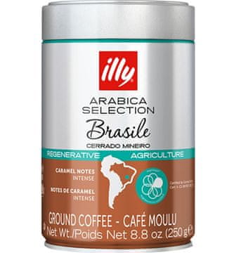 illy Mleta arabica kava izbor Brazil Cerrado 250g - Illy