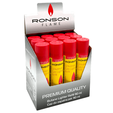 shumee Komplet plina za vžigalnike Ronson 90 ml x 12 kosov
