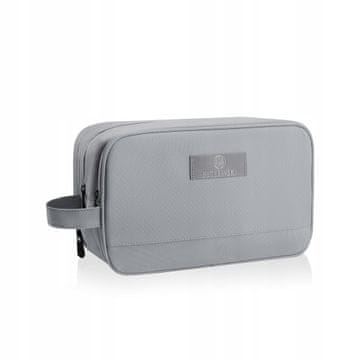 Betlewski BKP-18 siva kozmetična torbica z ročajem essential