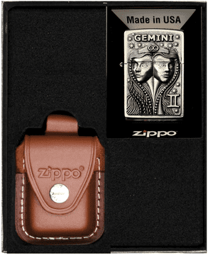 shumee Darilni set vžigalnikov Zippo Zodiac Gemini št. 2