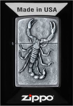 shumee Vžigalnik Zippo z emblemom škorpijona 1330006