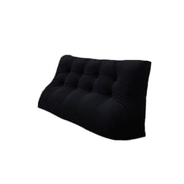 shumee Črna žametna blazina Črna žametna blazina 140 cm