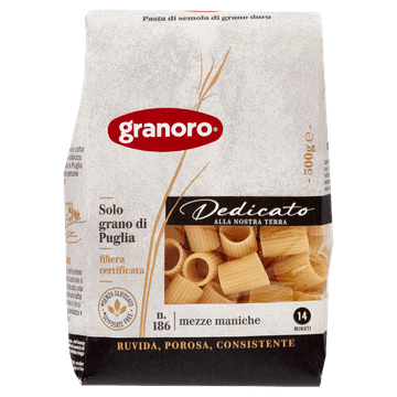 Granoro Makaron Dedicato Maniche N.186 500g -