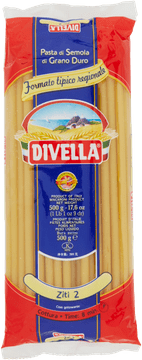 DIVELLA Testenine Formati Speciali Ziti 500g - Divella