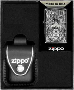 shumee Darilni set žepnih ur za vžigalnik Zippo št. 3
