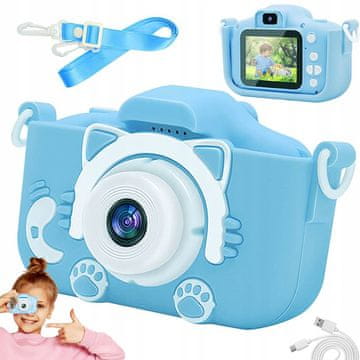 shumee Digitalni fotoaparat Blue Kitty (50) GAB_A