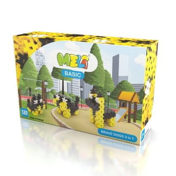 MELI Meli Basic Brave Dogs 3v1 kocke 120 kosov.