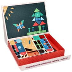 Adam toys Magnetna sestavljanka - Oblike in številke