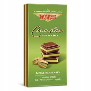 NOVI Čokolada s pistacijami Cuadro 110 g - Novi