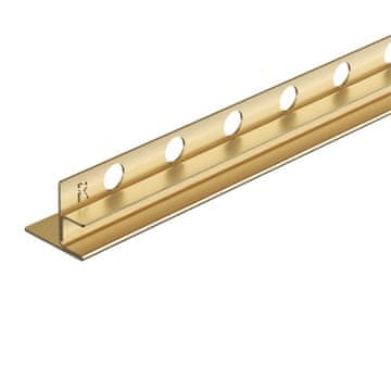 shumee Desni stekleni naklonski trak 120 cm zlat