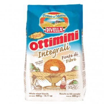 DIVELLA Ciastka Ottimini Integrali 400g -