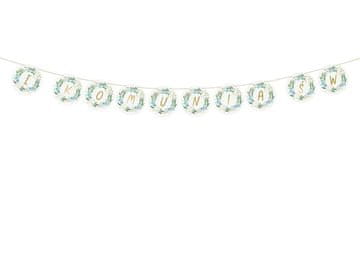 PartyDeco Girlanda za prvo sveto obhajilo 200x13cm