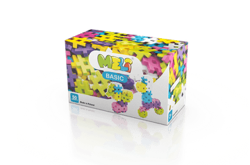 MELI Meli Basic Pink gradbeni bloki 50 kosov.