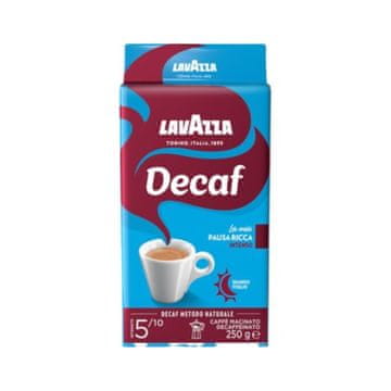 shumee Mleta kava DEK Intenso 250g - Lavazza